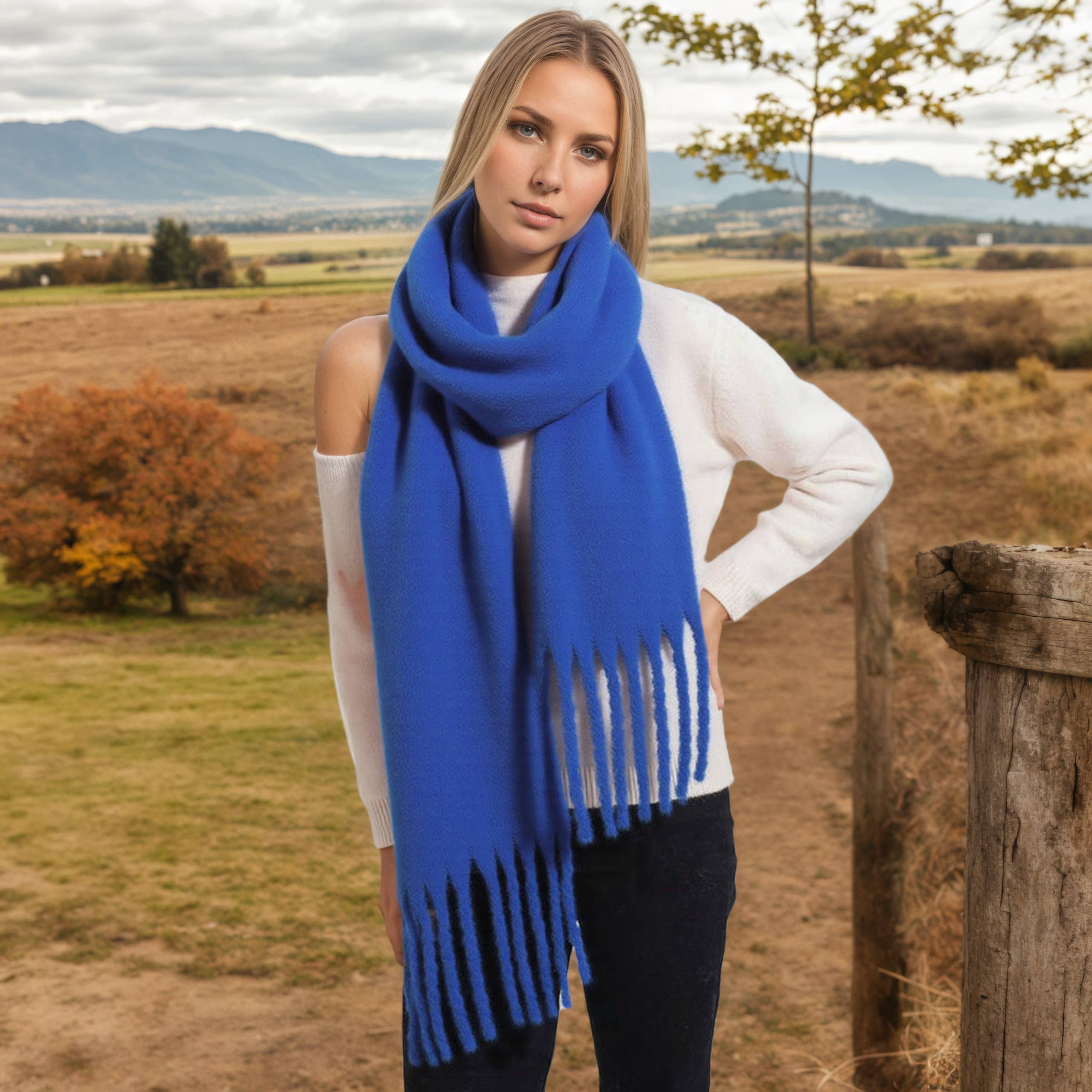 ACCITY - Wholesale Scarf - Women's - Mohair Tassel Scarf for Winter, Unisex Long Shawl_CWASC096526