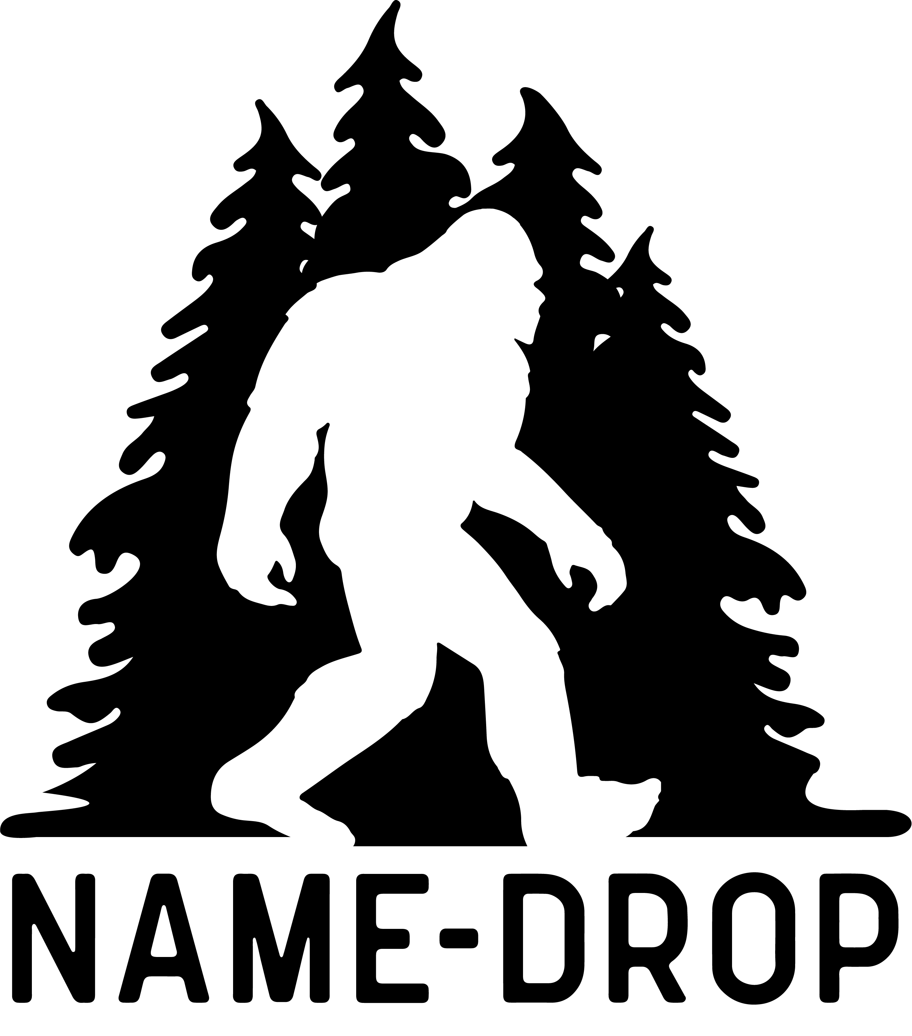 Direction Apparel - Wholesale Screen Printed T-Shirt - Men's - Sasquatch in Trees Weekender Tee4