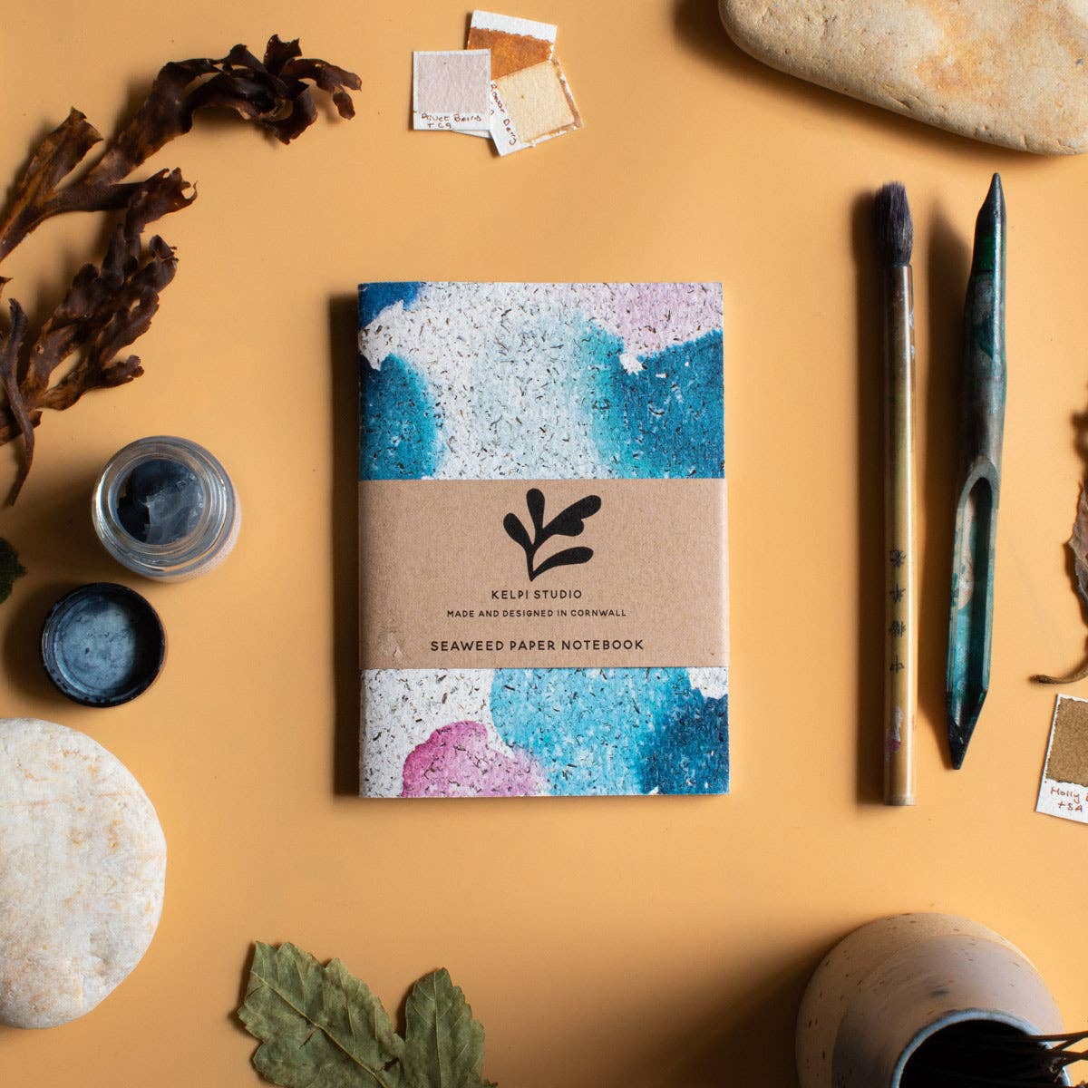 Kelpi Studio - Wholesale Notebook - Lined Seaweed Paper A6 Notebook0
