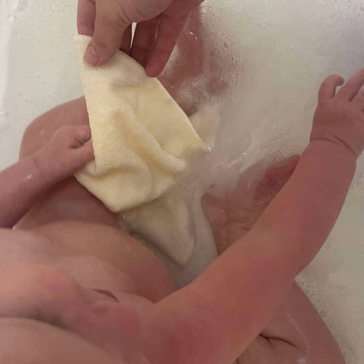 Zoe Sage - Wholesale Wash cloth – Child & baby - Baby Wash Cloths Bamboo 6 Pack - White6