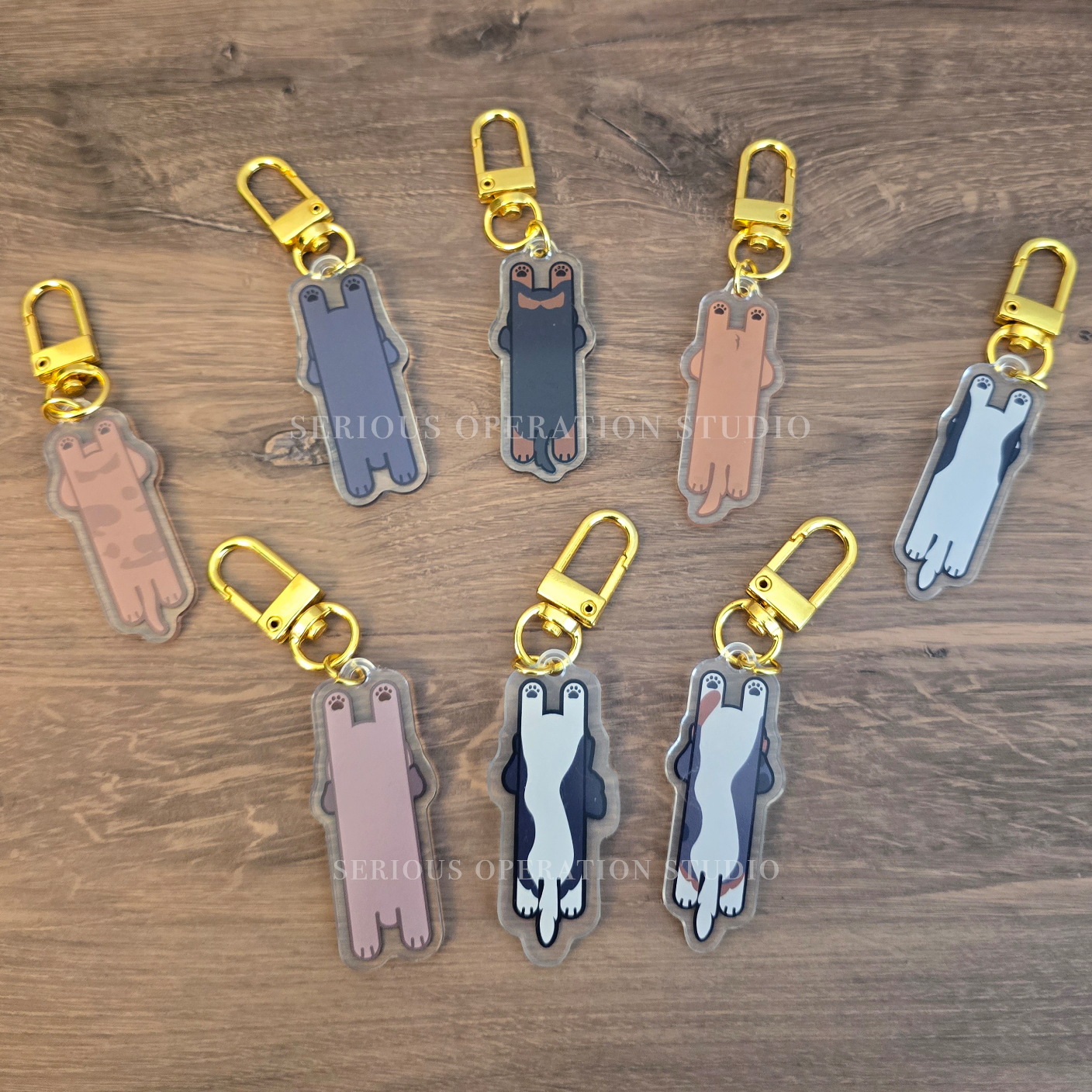 SeriousOperationStudio - Wholesale Keychain - Unisex - Long Cat & Dog Keychains3
