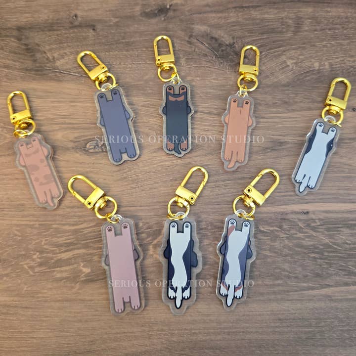 SeriousOperationStudio - Wholesale Keychain - Unisex - Long Cat & Dog Keychains3