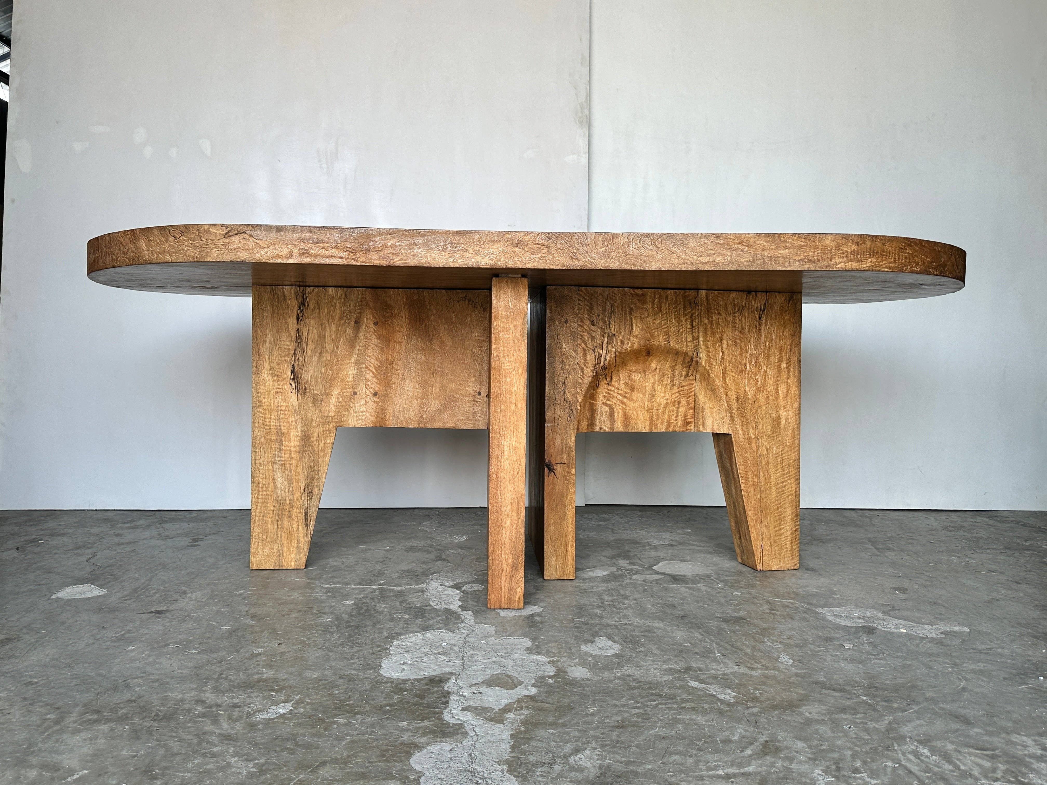 Office Objets - Wholesale Coffee Table - Massive mango wood table 2m10x1m60