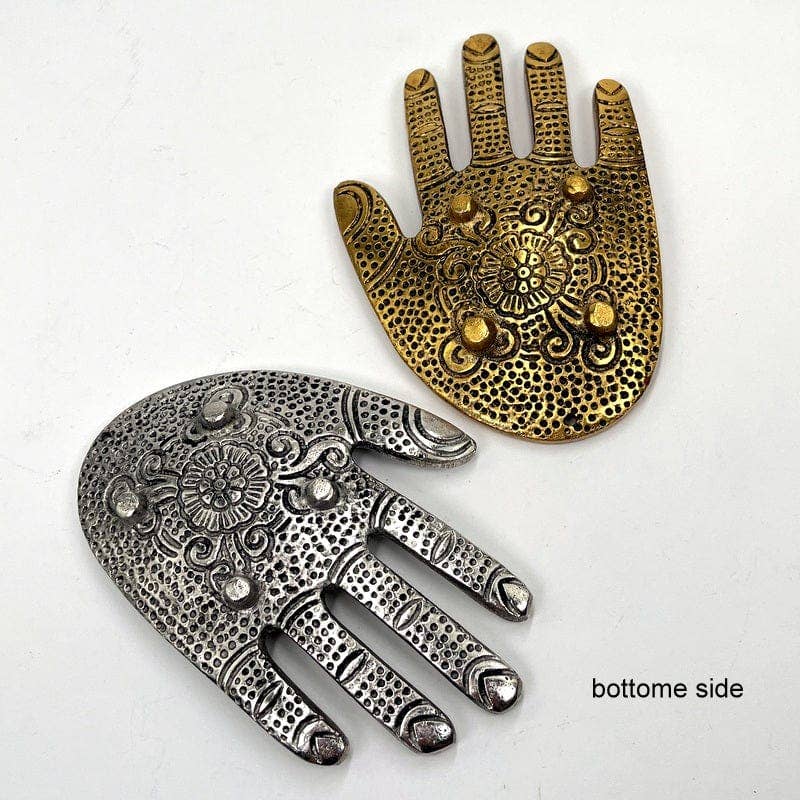 Rock Paradise - Wholesale Incense Holder - Crystal Hand Incense Holder - Silver or Gold -9