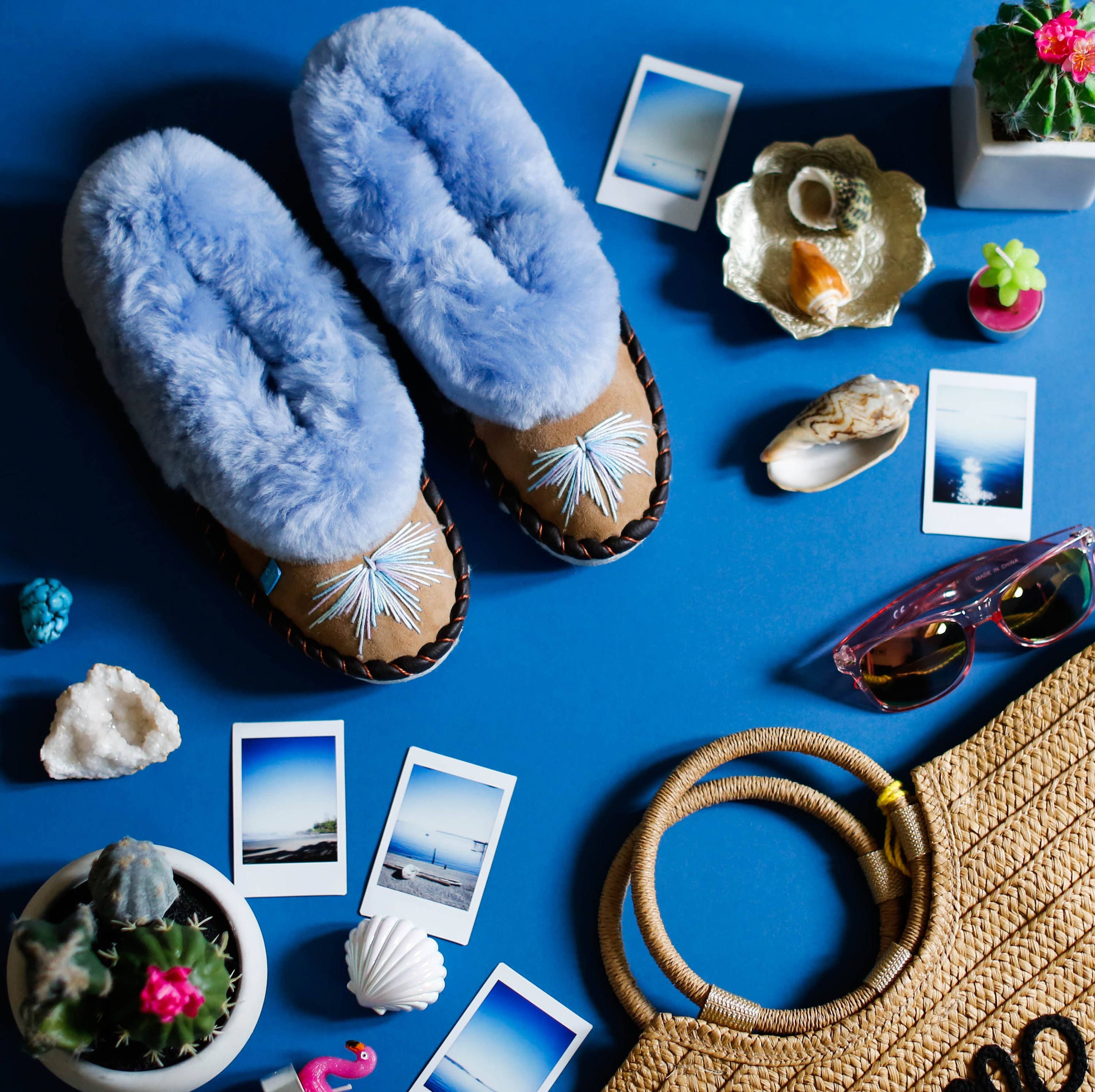 Sheepers SP .Z O.O. - Wholesale Slippers - Women's - Sen Periwinkle Sheepers Slippers5