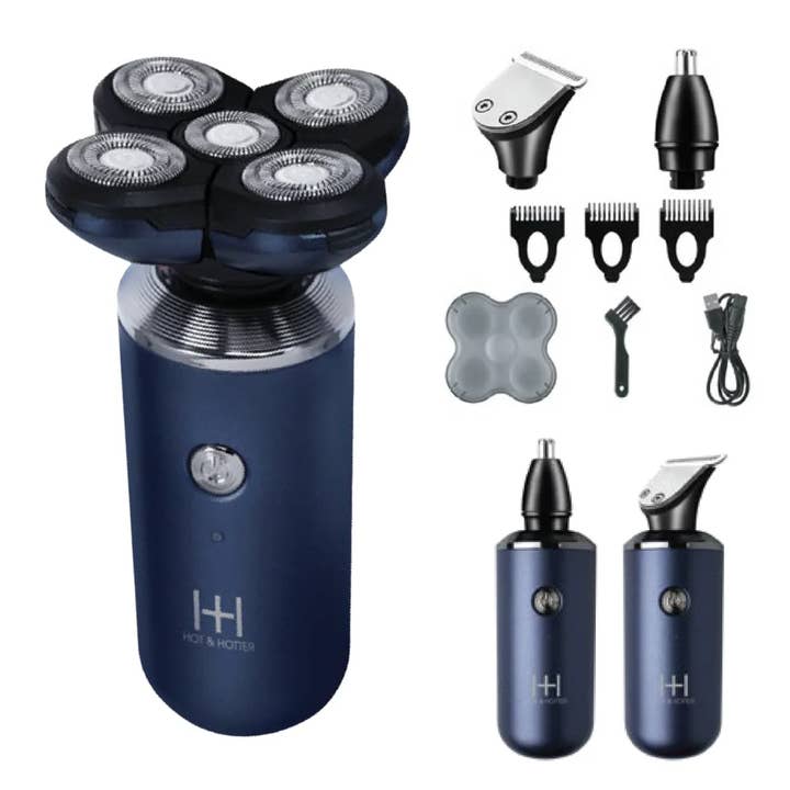 Annie International, Inc. - Wholesale Electric Shaver - Men's - Hot & Hotter 4 in 1 Head Shaver & Grooming Kit1