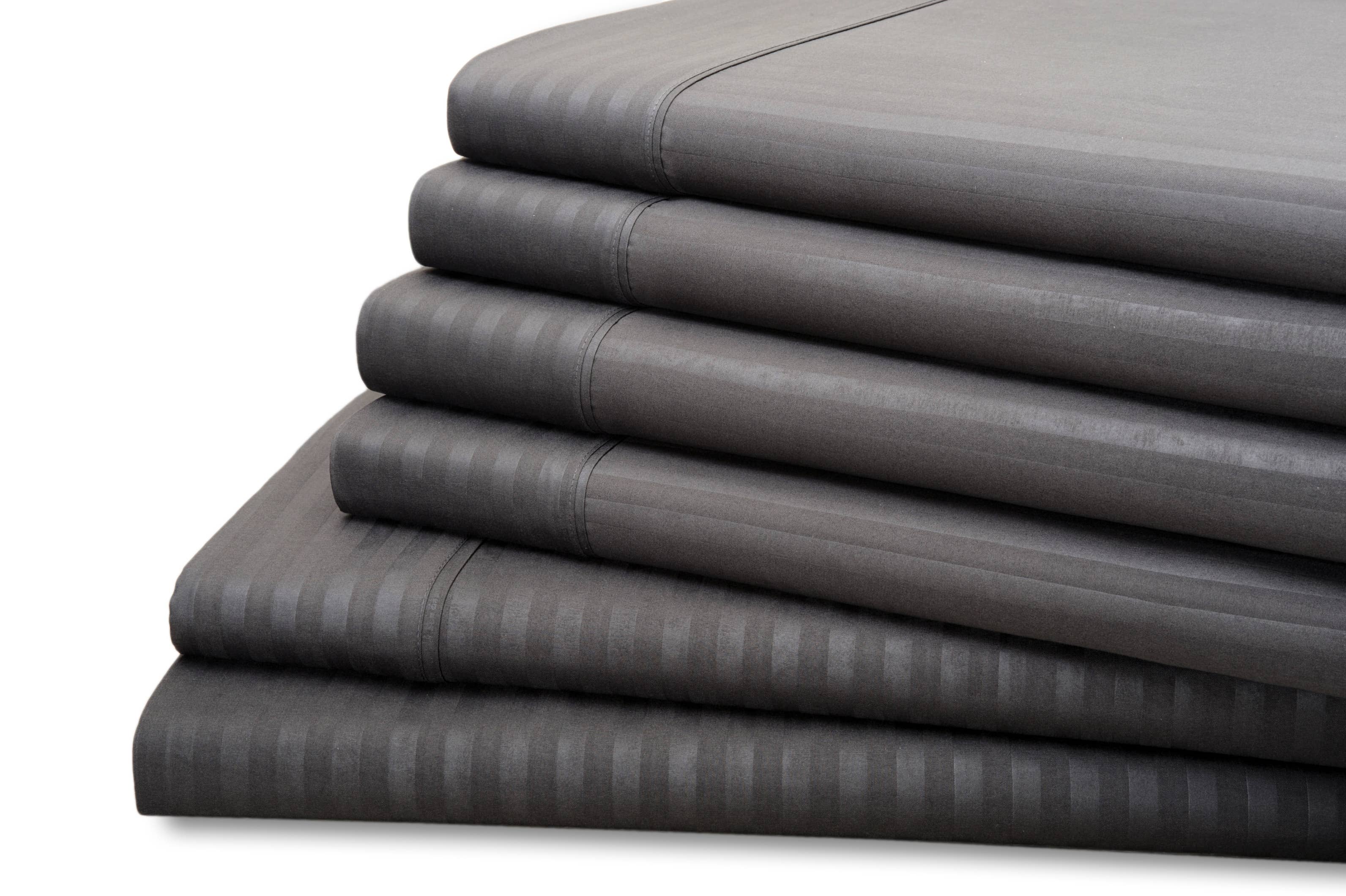 Bed Bath Fashions – Engroshandel Lagensæt – Hotel New York 6-delt lagen sæt med dobbystriber5