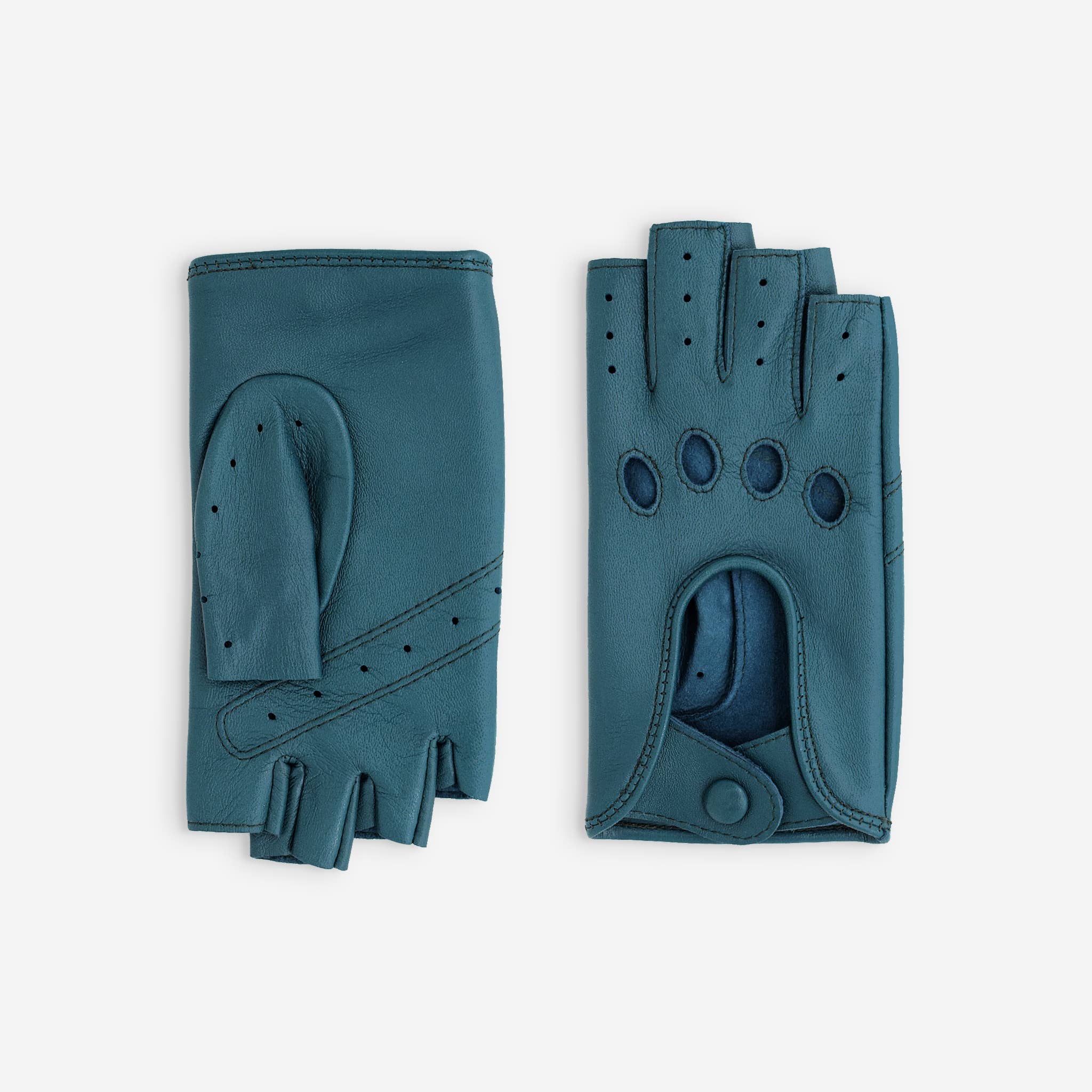 Glove Story – Großhandel Handschuhe – Damen – Fingerlose Damenhandschuhe aus Lammleder, ungefüttert – Modell conduit-21125NF2