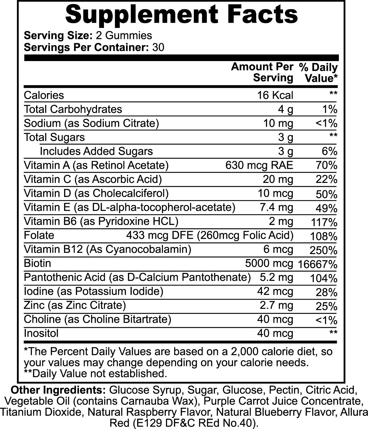 Nilon Beaute – Suplemento/vitamina oral por atacado – BeauteBiotic Gummies: Cabelo, Pele e Unhas8