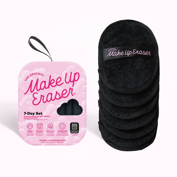 Chique zwarte set voor 7 dagen | MakeUp Eraser voor wholesale door The Original MakeUp Eraser