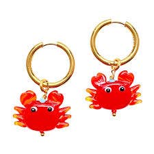 HoopLa - Wholesale Dangle Earrings - Farmers Market Mini Huggie Hoop Charm Earrings7