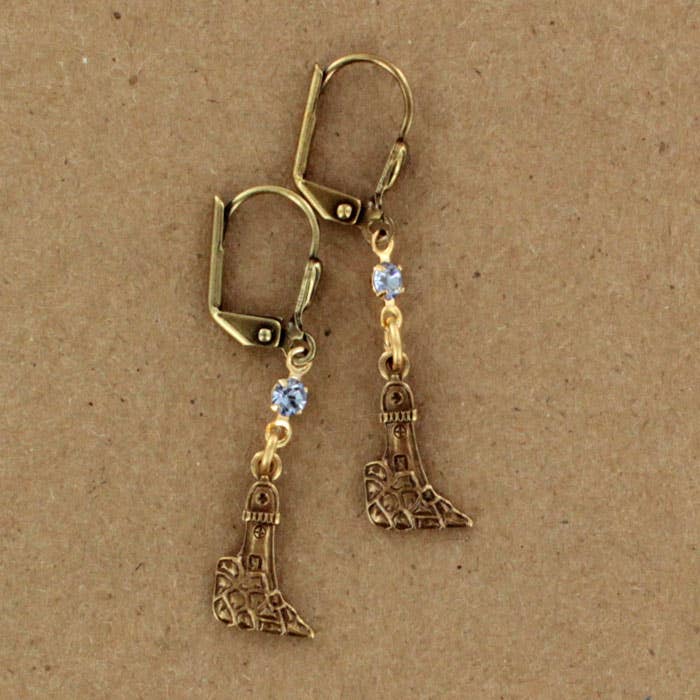 Lighthouse Earrings 958-STM for wholesale by Sadie Green's Jewelry