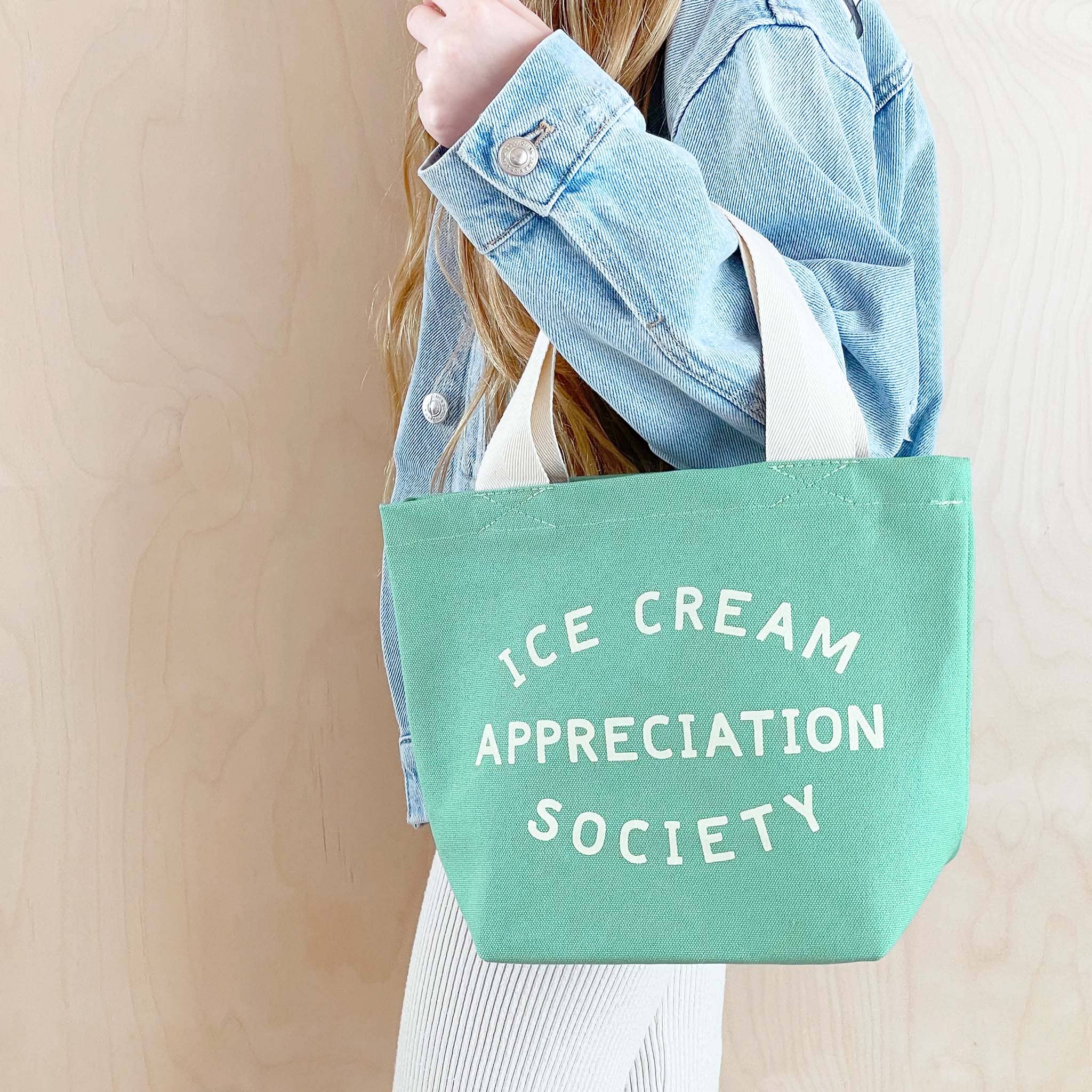 Alphabet Bags - Vendita all'ingrosso Borsa tote - Bambini - Società di Apprezzamento del Gelato - Piccola Borsa di Vetro di Mare4