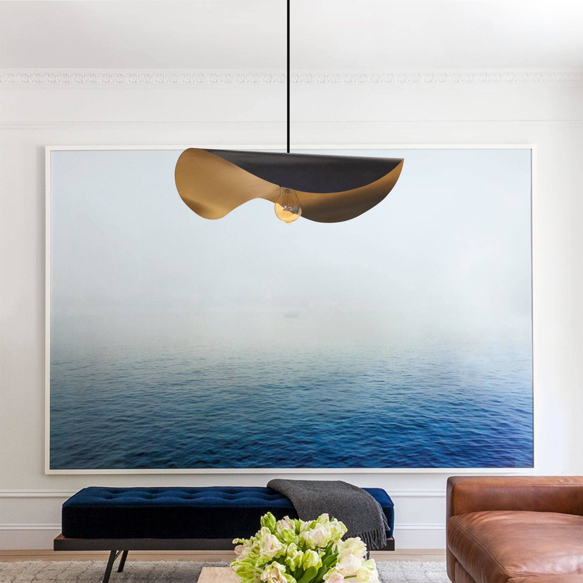 Tosel Shop - Wholesale Chandelier/Hanging Light - GRANDE MADAME - Suspension Black Metal Lady's Hat2