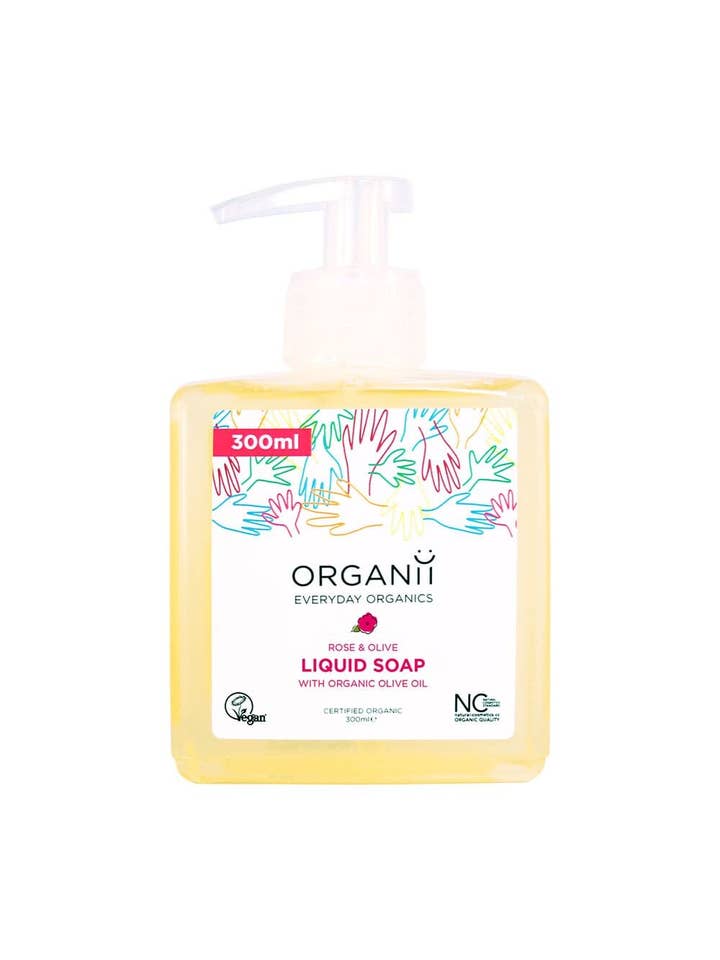 Rose & Olive Liquid Soap for wholesale by ORGANii