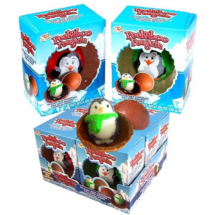 Albert's Peek A Boo Penguin Candy 1.05oz - 6ct for wholesale by I Got Your Candy