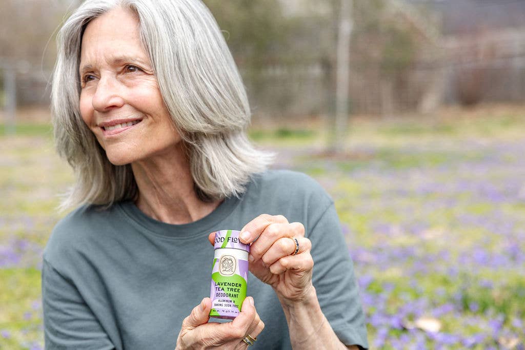 Good Flower Farm - Wholesale Deodorant - Unisex - Lavender Tea Tree Deodorant / 2.75 oz Biodegradable Stick🪻2