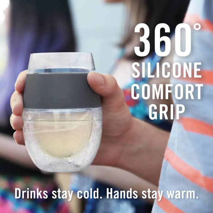 HOST - Wholesale Wine Glass - Wine FREEZEâ„¢ Cooling Cups - Asst Tinted Colors - CDU of 12