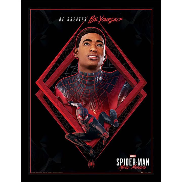 Pyramid International - Venta al por mayor Ilustración - Lámina mural de Spider-Man Miles Morales (Be Greater)