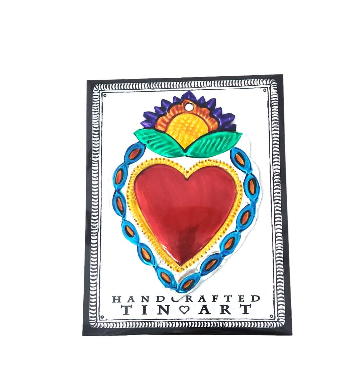 Sedona Spirit - Vendita all'ingrosso Decorazione da parete 3D - Cuore multicolore in latta - Girasole1