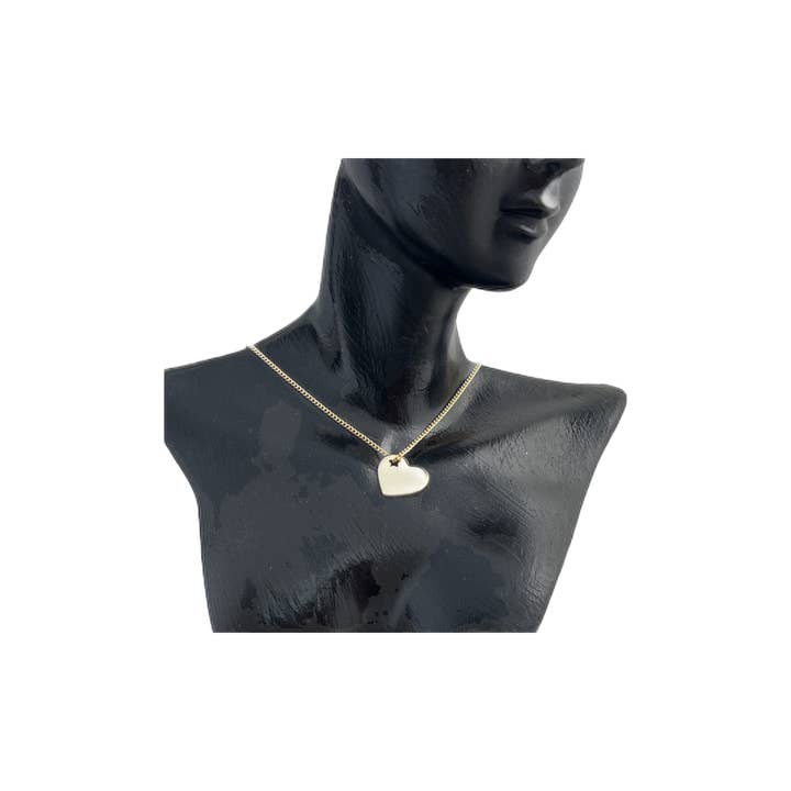 Colgante Estrella Corazón Chapado en Oro para venta al por mayor de Beadsworld