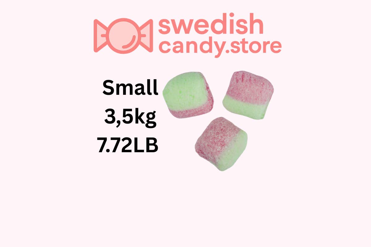 Swedish Candy.Store - Swedish Candy - Wholesale Gummy - Swedish Candy Sour Melon Chunks 3.5kg/7.72LB