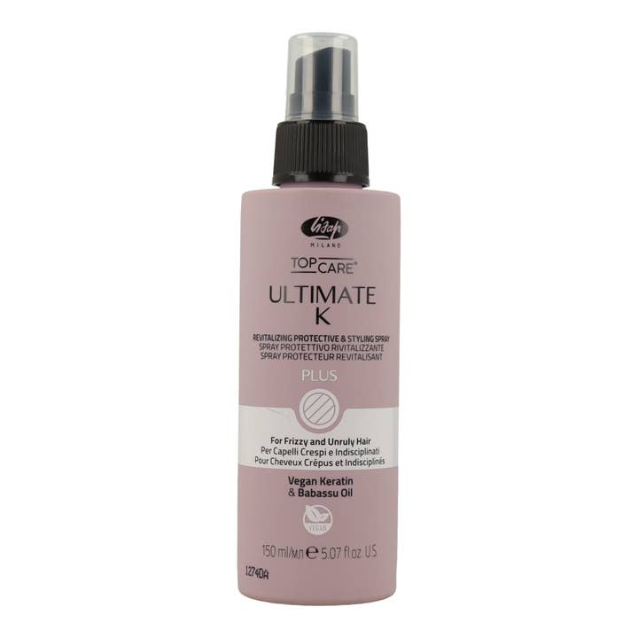 Lisap Ultimate K Revitalizing Protective and Styling Spray 150ml for wholesale by SUBLIME BEAUTY WHOLESALER SL