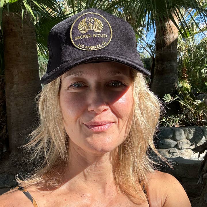 Sacred Rituel - Wholesale Trucker Hat - Unisex - SACRED RITUEL Black Mesh Baseball Cap1