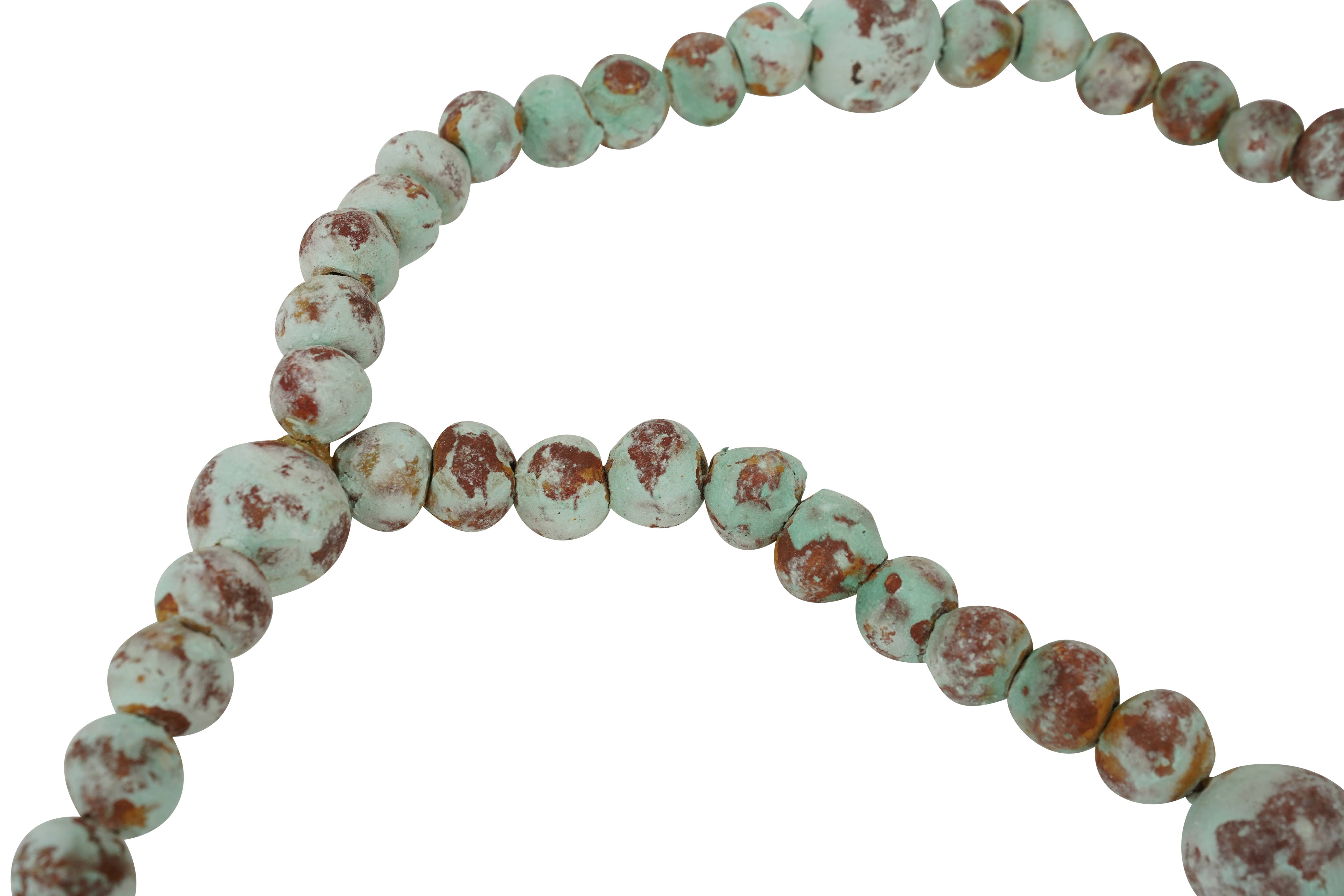 My Amigos Imports - Wholesale Prayer Beads Necklace - Hope Clay Rosary-Beads-Gorgeous-6 Sizes-Handmade-Turquoise30