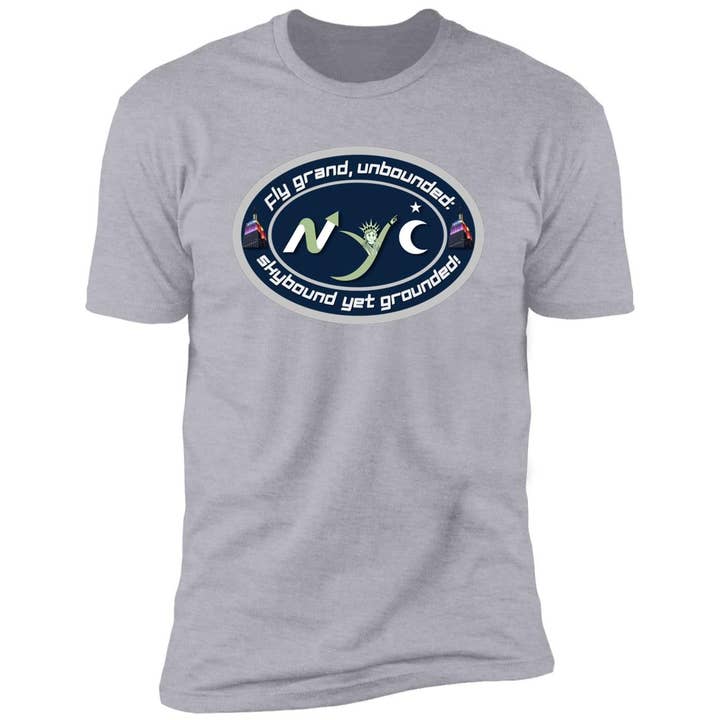 NYC Skybound Premium-Unisex-T-Shirt für den Großhandel von VivaCity Gear