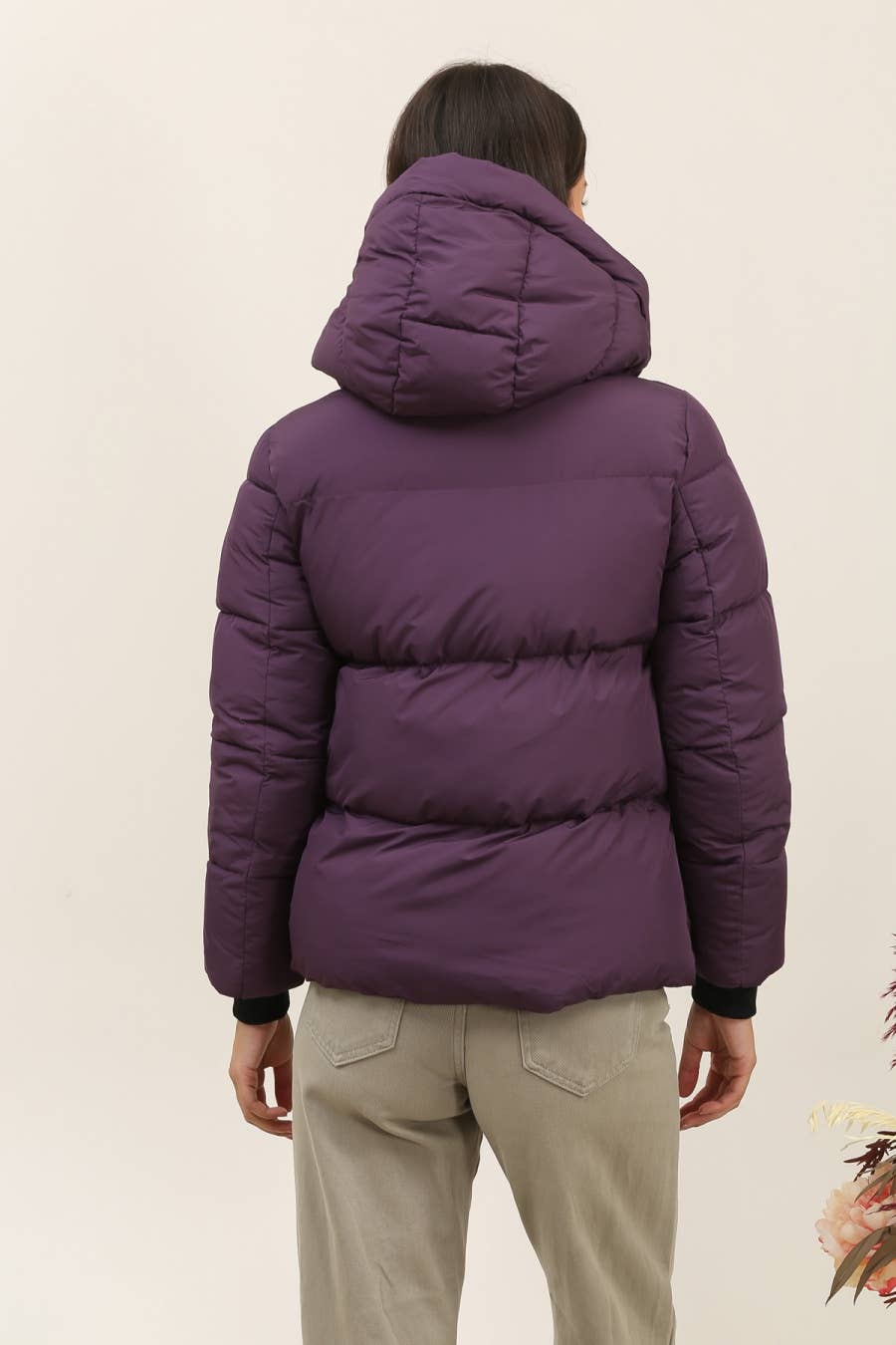 Attrait Paris - Wholesale Puffer Jacket - Women's - Short hooded jacket with side edges24