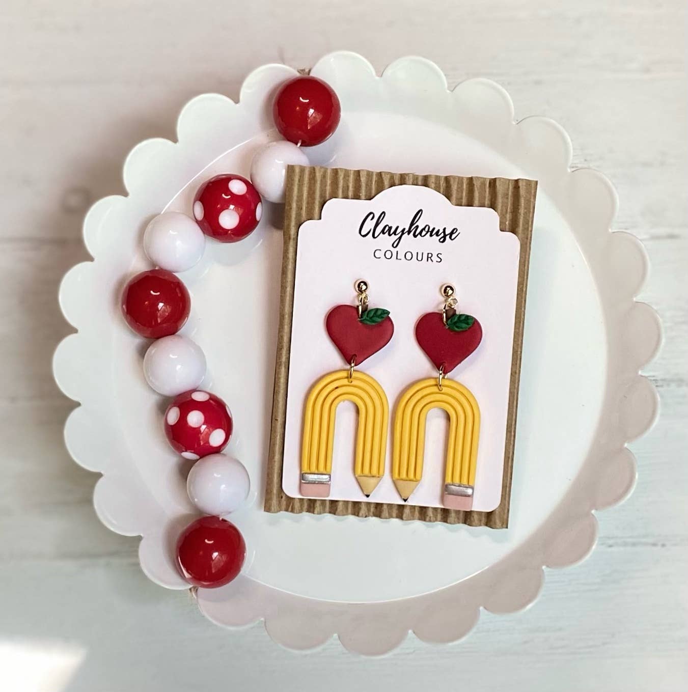 Clayhouse Colours - Wholesale Dangle Earrings - Teacher Earrings  | Back to School Earrings1