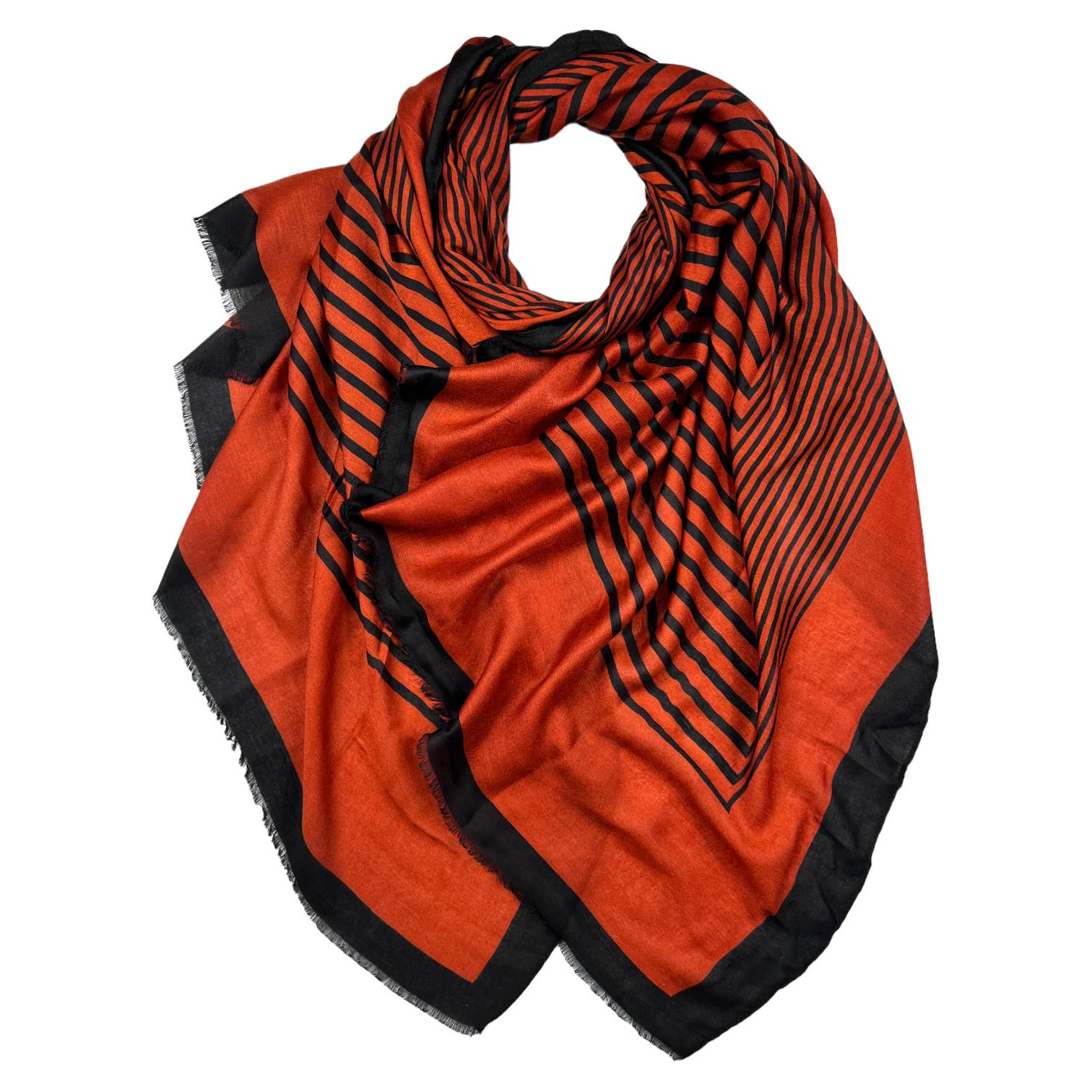 London Scarves - Wholesale Scarf - Women's - Big maze monogram printed scarf13