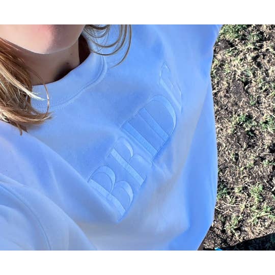 Adventure Stitches - Wholesale Sweatshirt - Women's - BRIDE embroidered sweatshirt | Vintage fit2