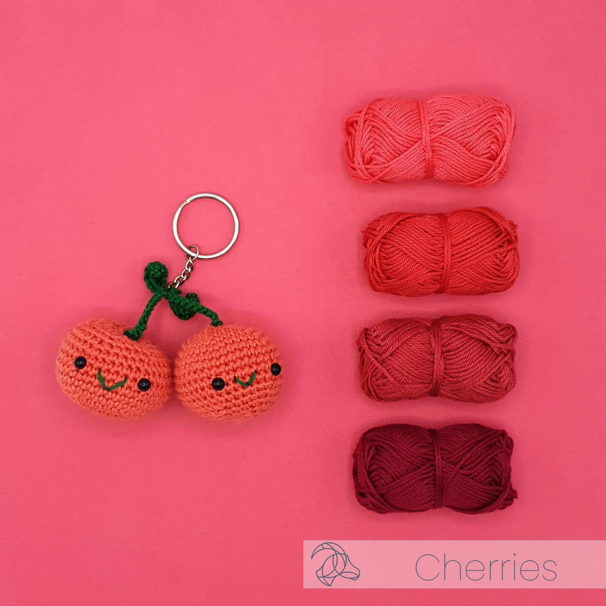 Hardicraft – Kit de artesanato DIY por atacado – Kit de Crochê Faça Você Mesmo - Cerejas2