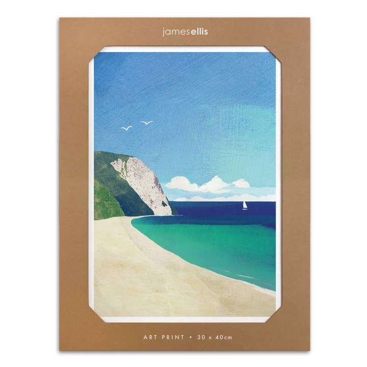 Sandy Beach Print for wholesale by James Ellis
