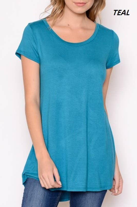 Chris & Carol Apparel – Engroshandel T-shirt – til kvinder – J413145T - Perfekt Solid Basic Tee8