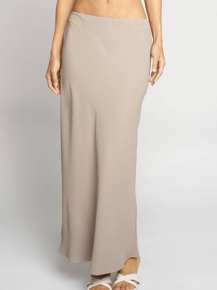 Sans Souci - Wholesale Skirt - Women's - POLY SPAN KNIT BIAS MAXI SKIRT5