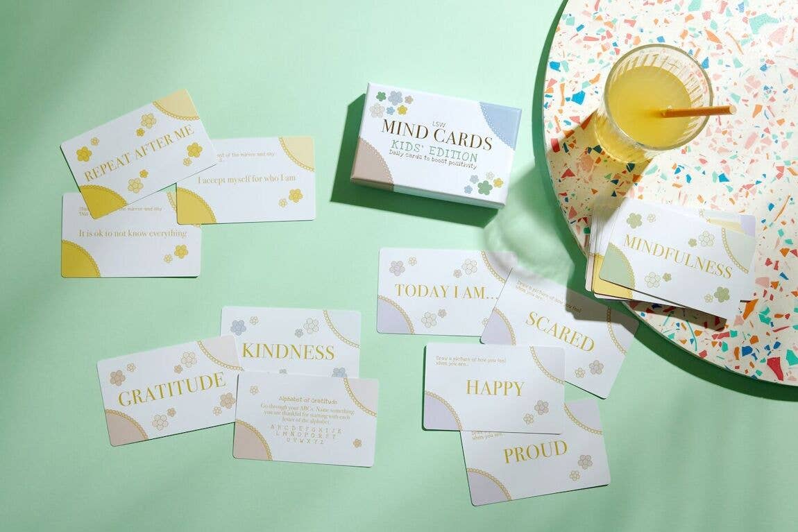 The Brand Loft - Wholesale Learning Cards - Kids & Baby - Mind Cards: Kids' Edition, Mindfulness for Children, Self Ca1