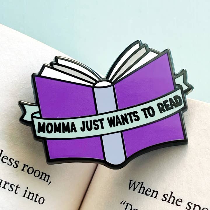 A Momma Purple Só Quer Ler Pin Esmalte por atacado de My Secret Copy