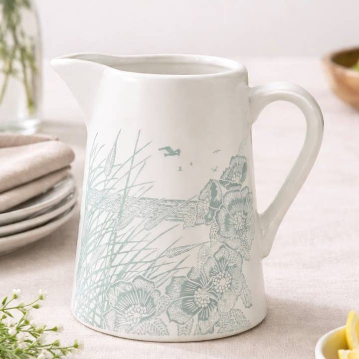 Kate Heiss Jug - Powder Blue for wholesale by Nibble Distributors Ltd