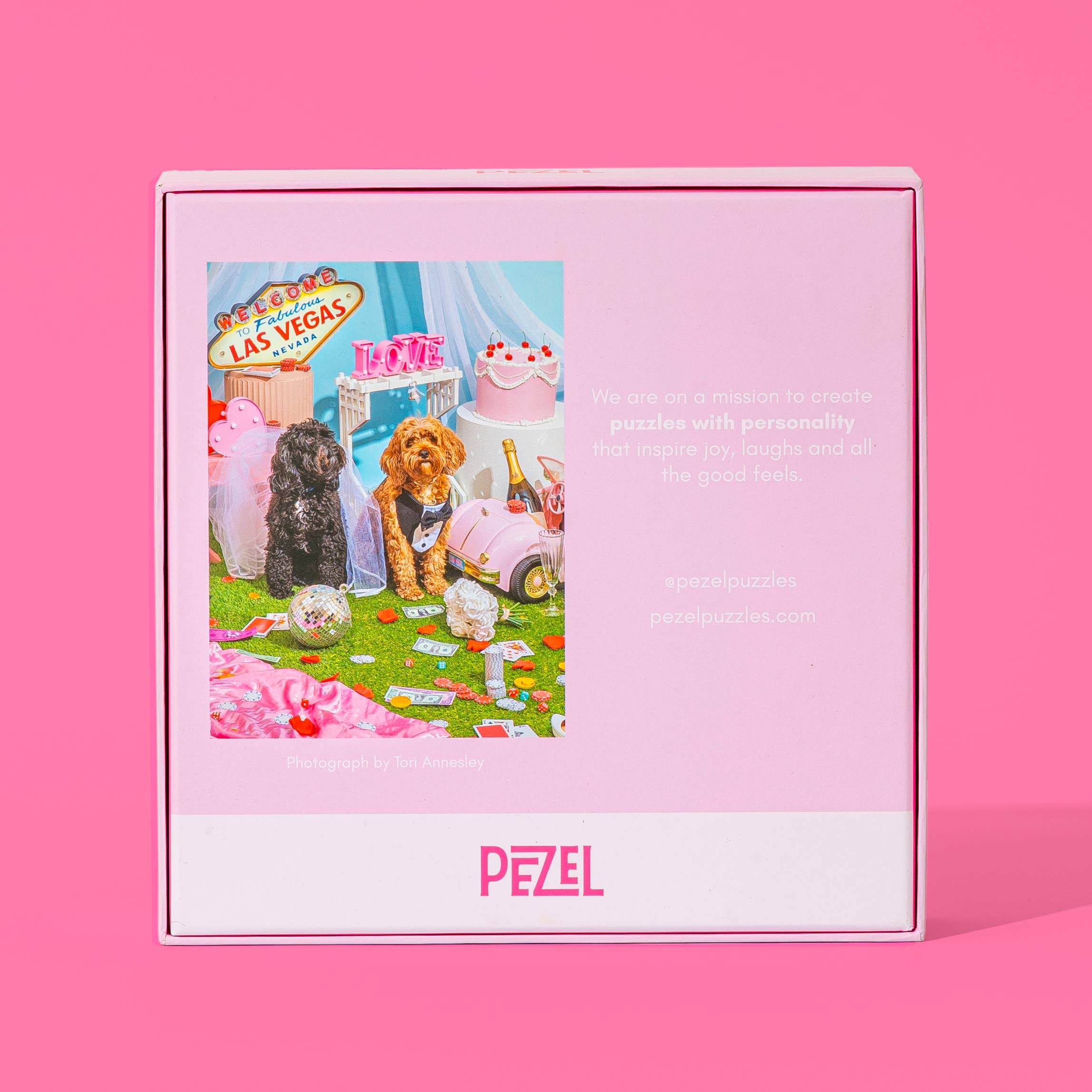 Pezel Puzzles - Wholesale Puzzle - Adult - 💗 Puppy Love 💗 | 500 Piece Jigsaw Puzzle w/ Canvas Bag5