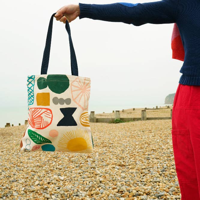 Donna Wilson - Wholesale Tote Bag - Women's - Doodle Portrait Cotton Tote3