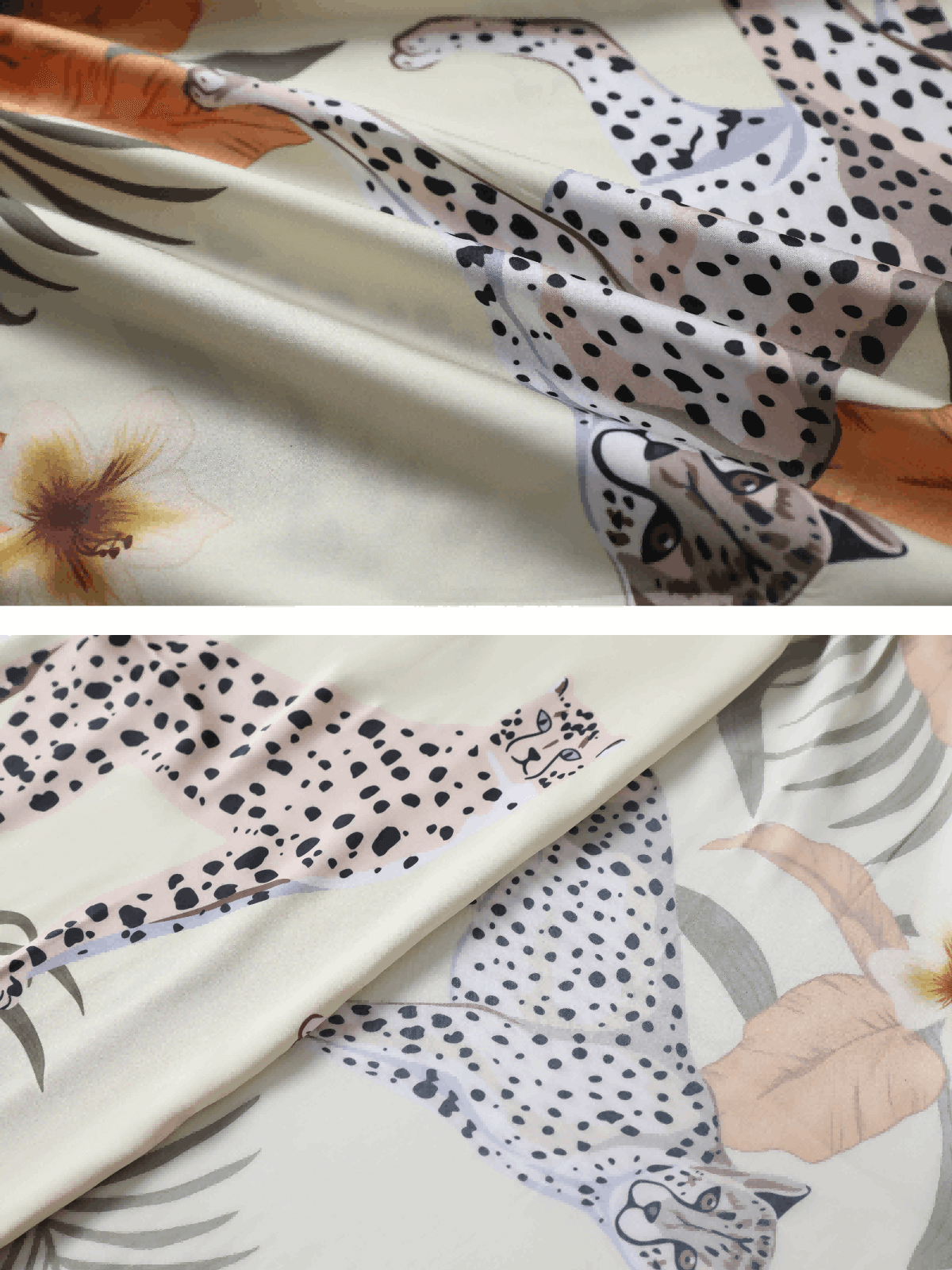 Orange Leopard Kimono Robe for wholesale on Faire11