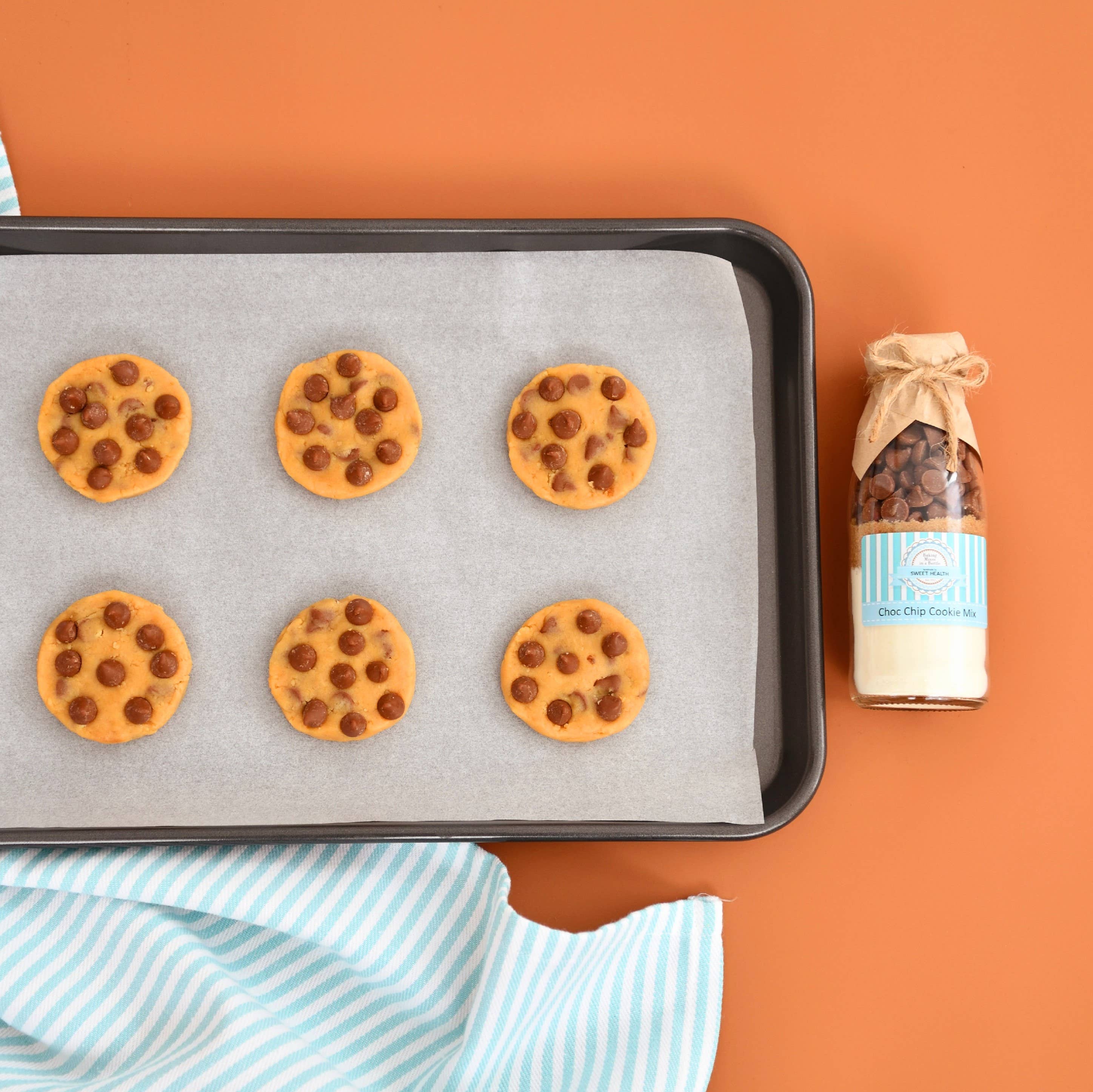 Sweet Health - Wholesale Biscuit mix - LARGE - Easy-to-bake - Choc Chip Cookie Mix - fun & tasty4