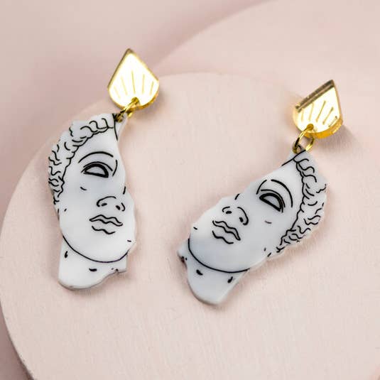 Greek Youth Earrings for wholesale by Kate Rowland