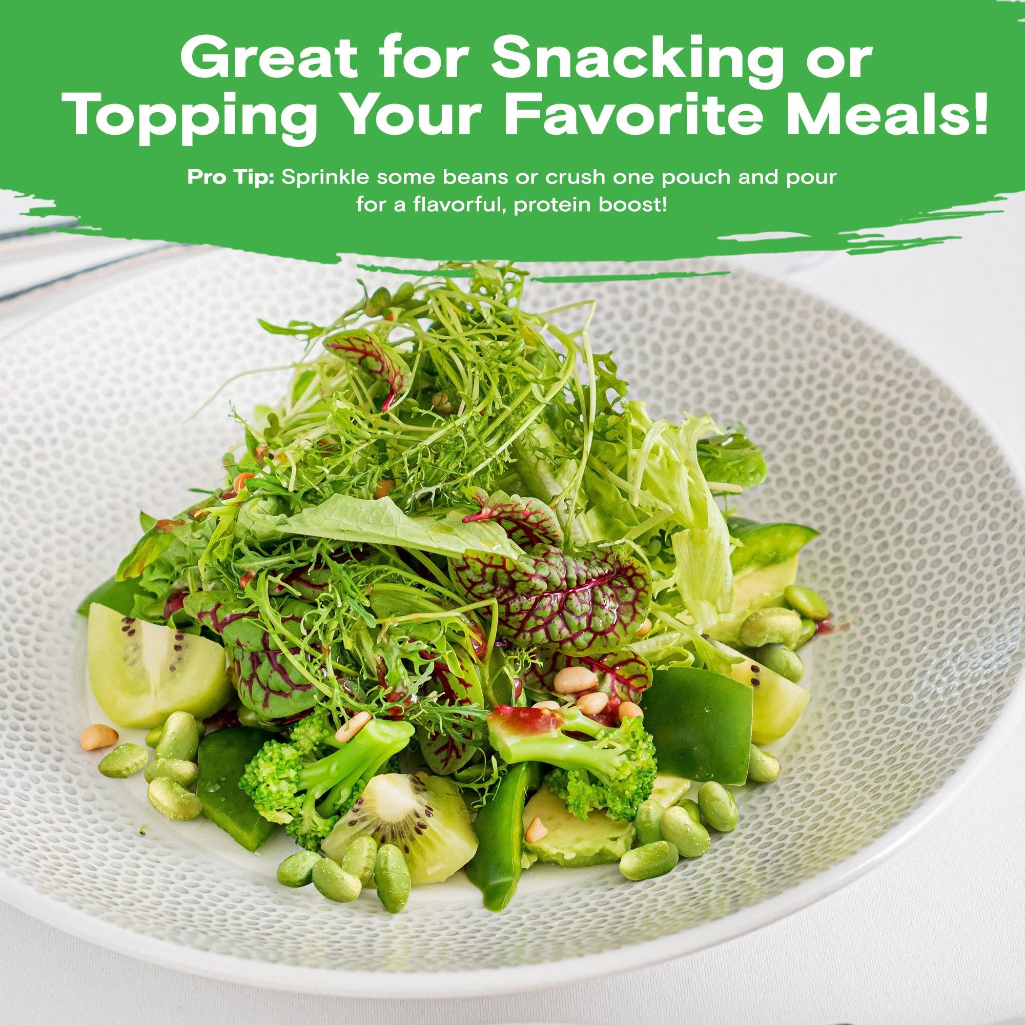 Biena Snacks - Vente Noix - Edamame, Chili Lime 1,05oz 10ct5