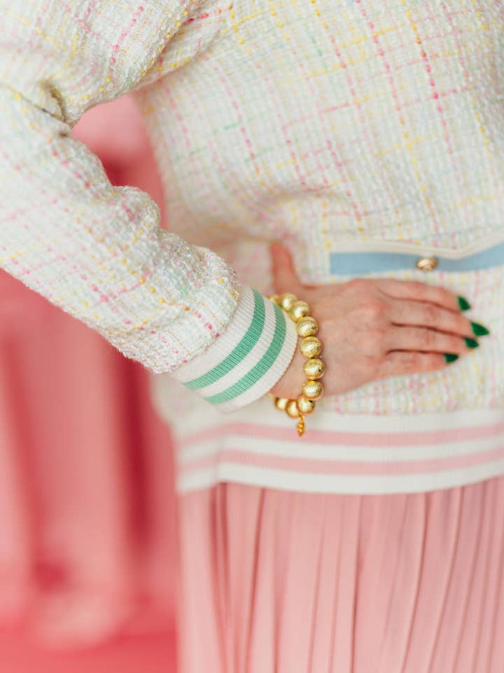 Brianna Cannon - Wholesale Cardigan - Women's - Pastel Tweed Cardigan