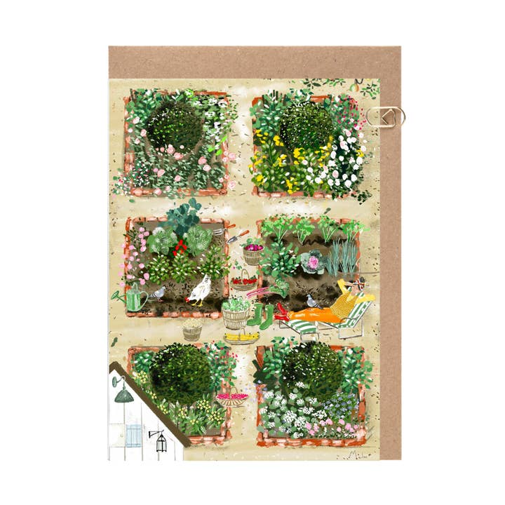 Meloo - Wholesale Love Card - Vegetable Patch Card