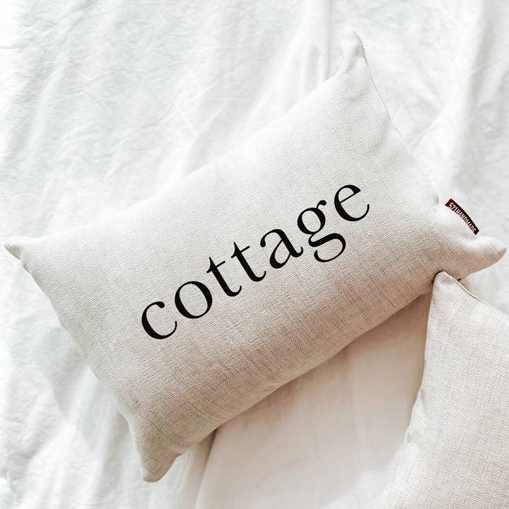 Cottage Lumbar Pillow for wholesale by 521handmade